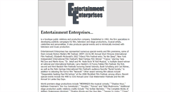 Desktop Screenshot of entertainmententerprises.biz